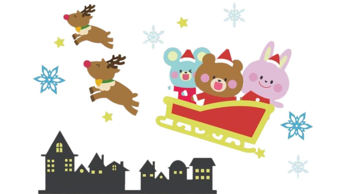 【クリスマス壁面】秘密のお仕事出発進行