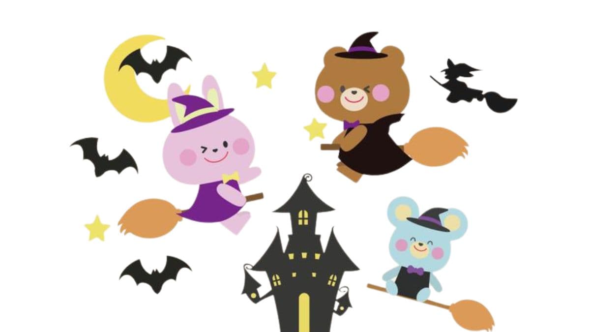 【 ハロウィン壁面】 ハロウィンどきどき夜のお散歩