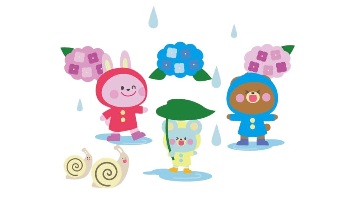 雨つぶぼったん楽しいお散歩